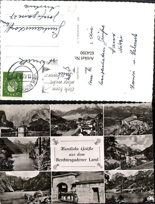 654390,Mehrbild Ak Berchtesgadener Land Berchtesgaden