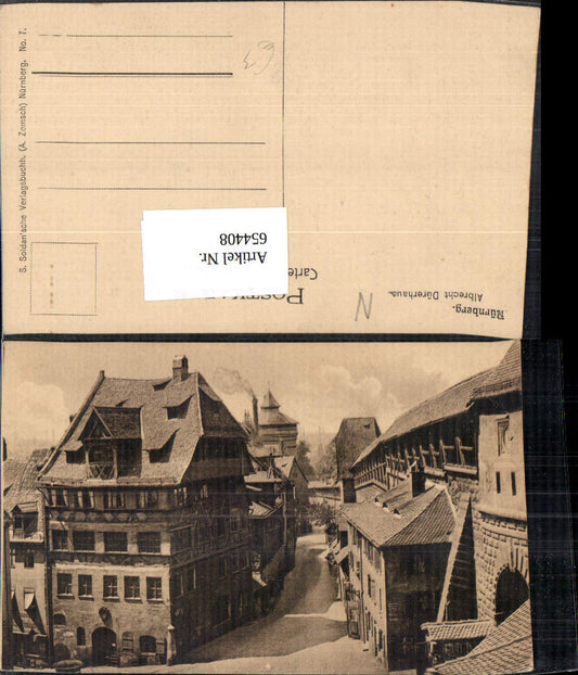 654408,Nürnberg Albrecht Dürerhaus