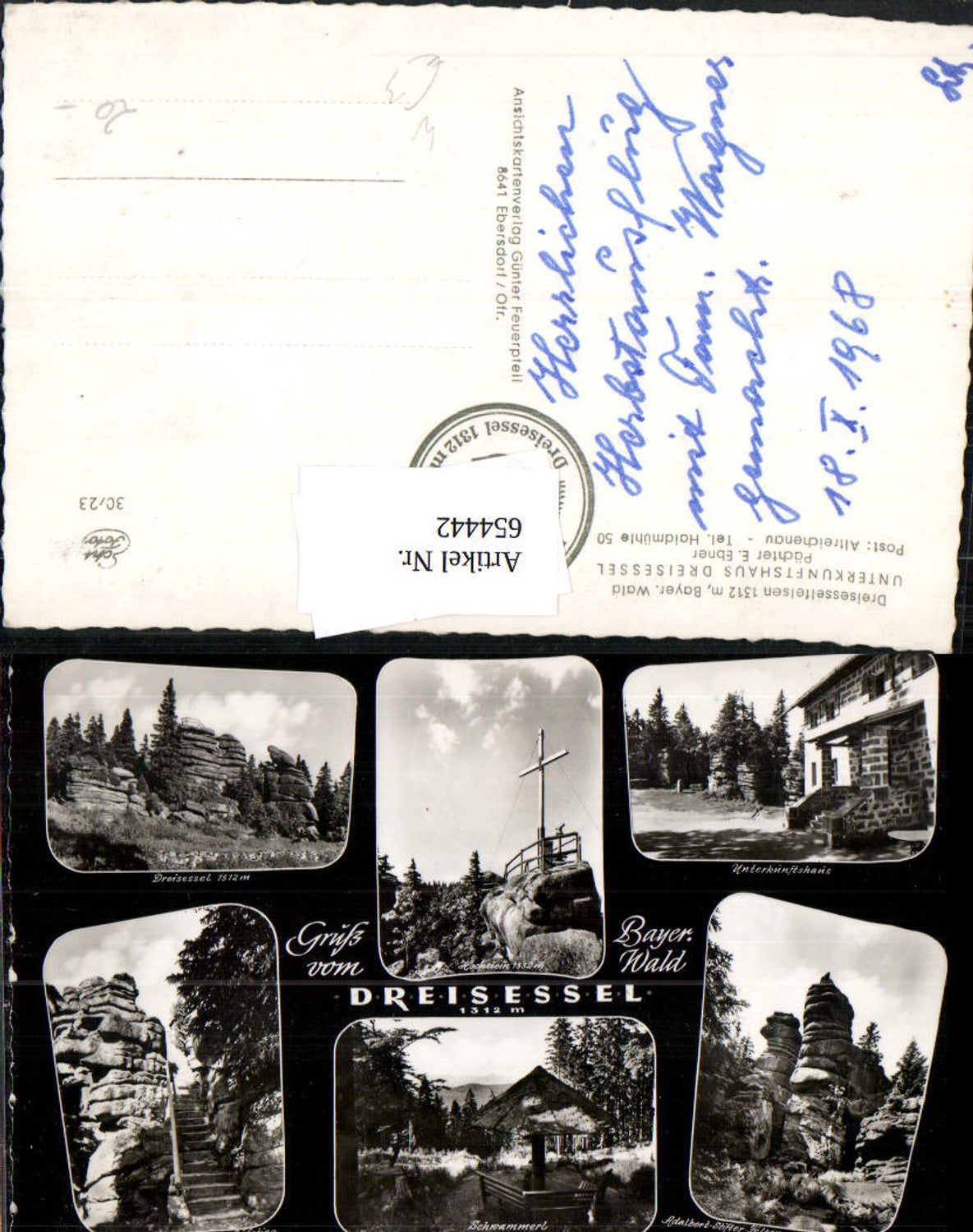 654442,Mehrbild Ak Dreisesselberg Dreisessel Pleckensteiner Wald