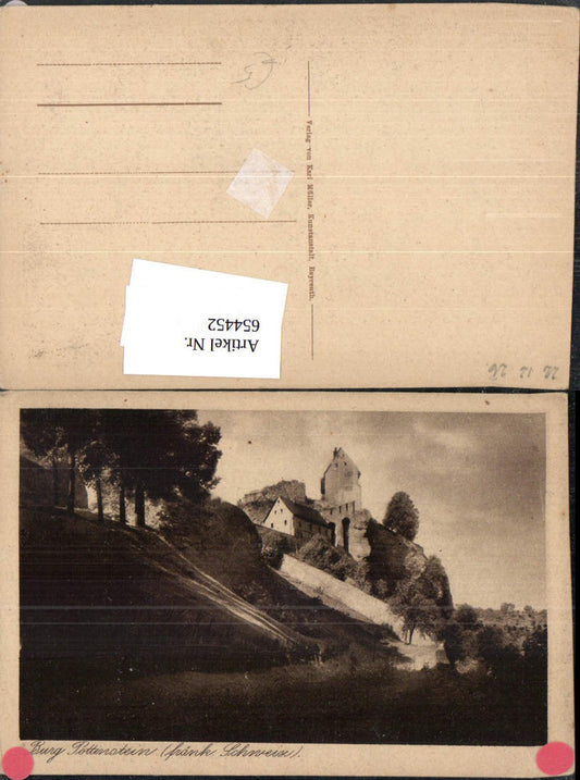 654452,Pottenstein Oberfranken Burg Pottenstein