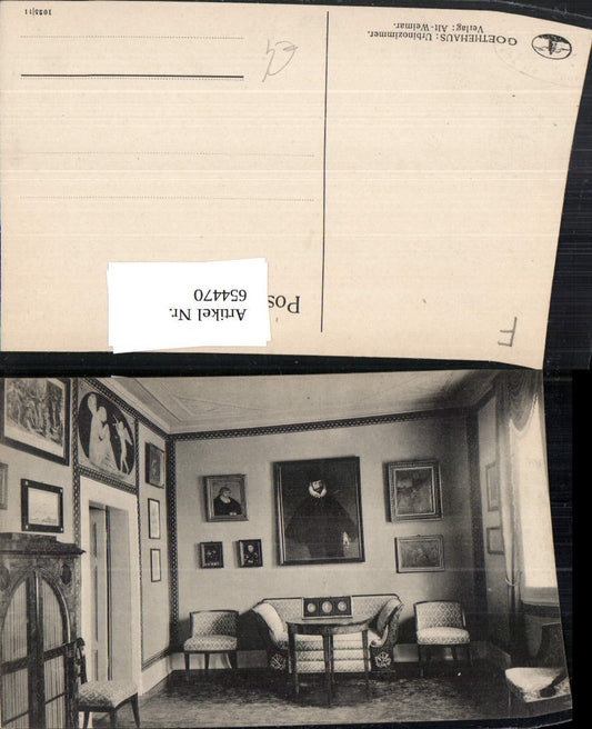 654470, Weimar Goethe House Urbino Room