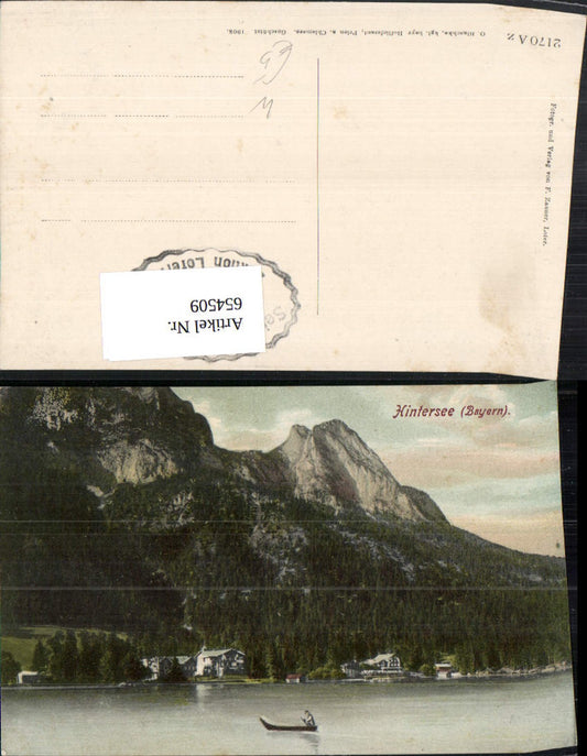 654509,Hintersee Bayern Ruderboot Ramsau b. Berchtesgaden