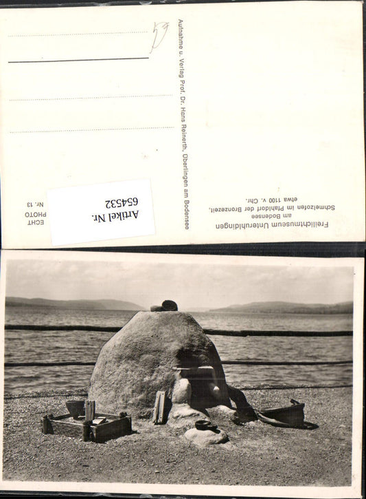 654532, Photo Ak Uhldingen-Mühlhofen Unteruhldingen a. Bodensee Pfahldorf