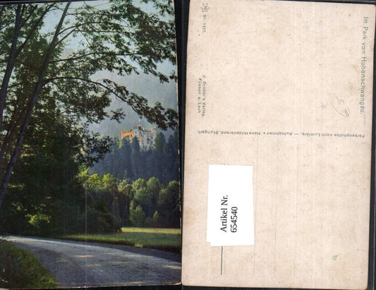 654540,Im Park v. Hohenschwangau Schwangau Schloss