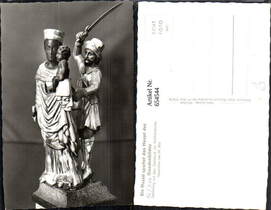 654544,Foto Ak Neukirchen beim Heiligen Blut Wallfahrtskirche Hussit Gnadenbild