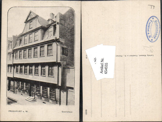 654555,Frankfurt a. Main Goethehaus