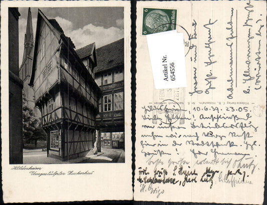 654556,Hildesheim Umgestülpter Zuckerhut Fachwerkhaus