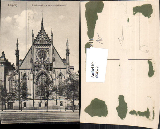 654572,Leipzig Paulinerkirkche Universitätskirche