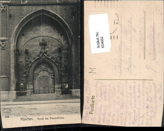 654602,München Portal der Frauenkirche