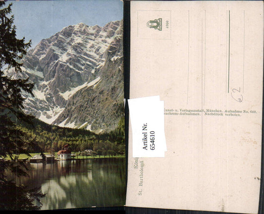 654610,St Bartholomä Schönau am Königssee mit Watzmann