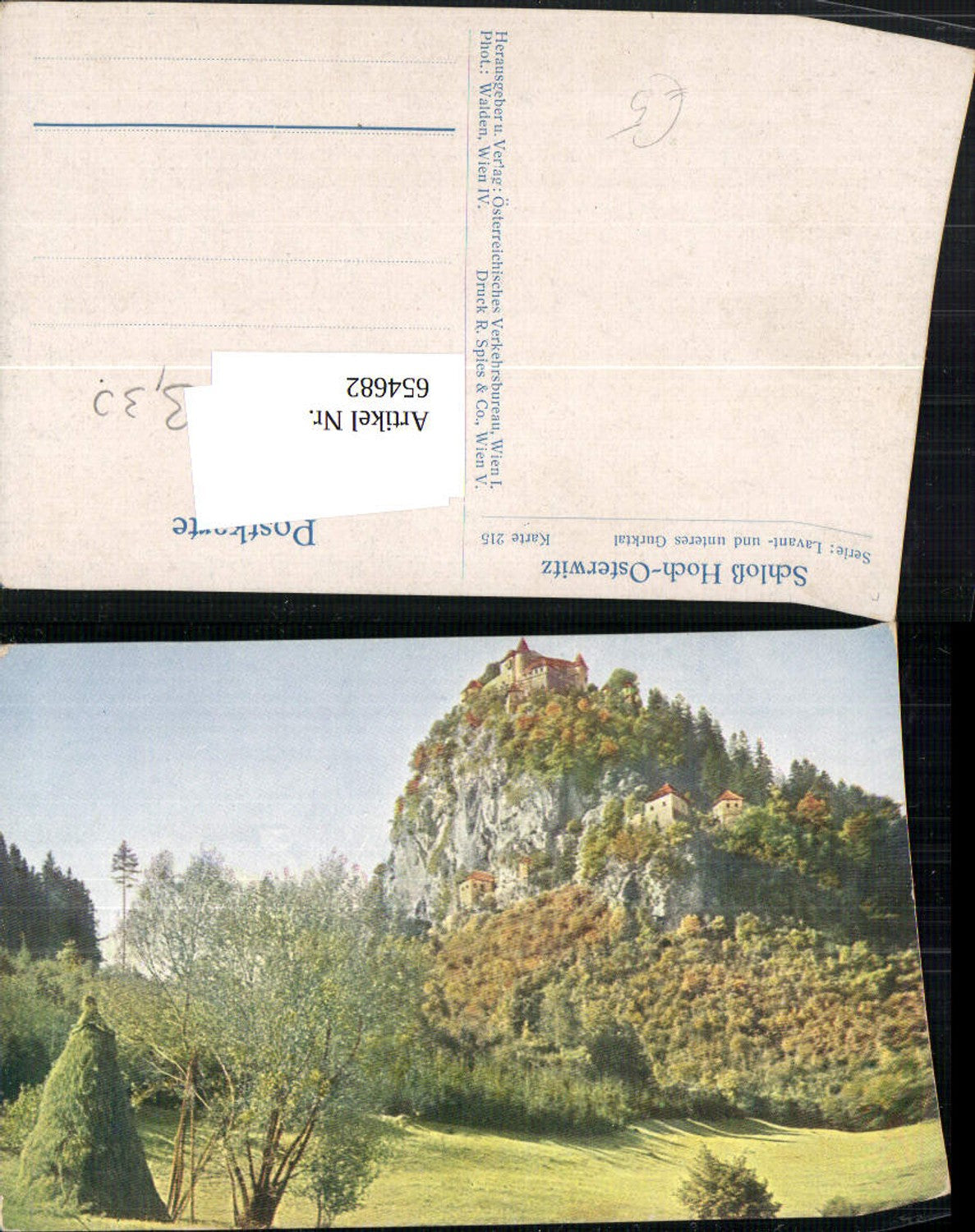 654682,Künstler Ak Burg Hochosterwitz Launsdorf Sankt Georgen am Längsee