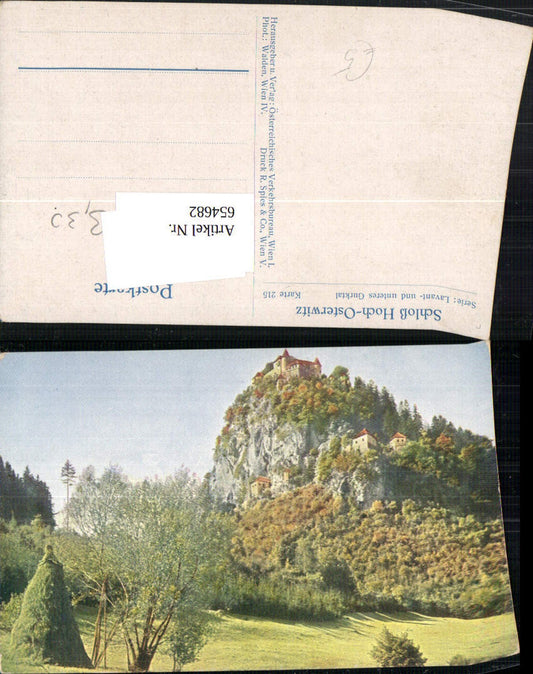 654682,Künstler Ak Burg Hochosterwitz Launsdorf Sankt Georgen am Längsee