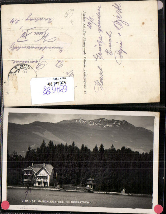 654688,Magdalensee mit Dobratsch Villach