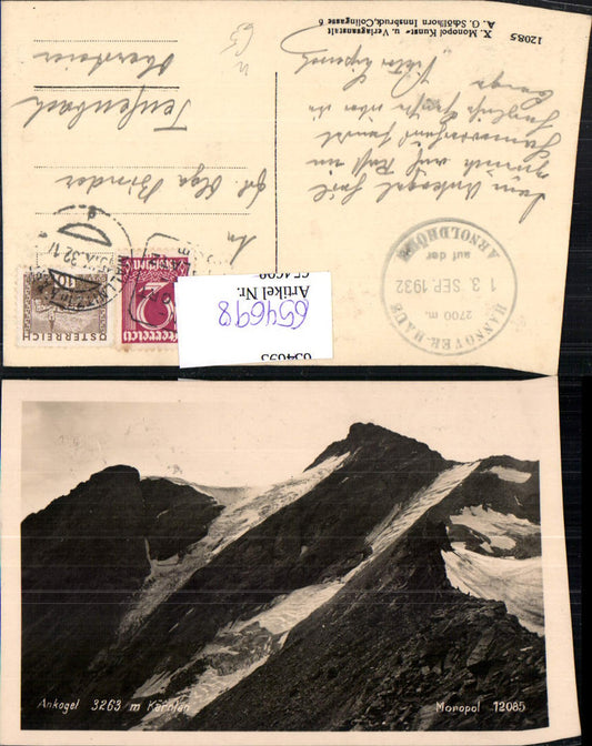 654698,Ankogel b. Malta Kärnten