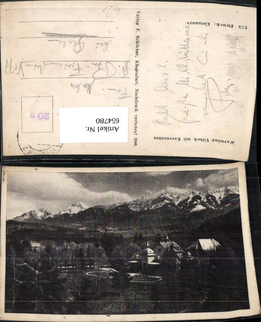 654780,Warmbad Villach mit Karawanken