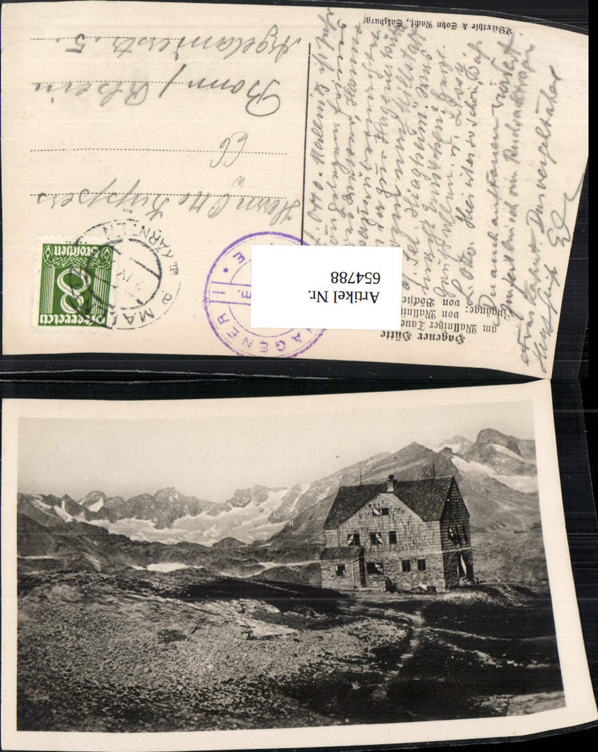 654788,Mallnitz Hagener Hütte a. Mallnitzer Tauern