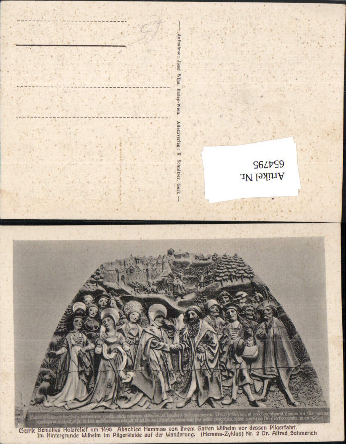 654795, Gurk Cathedral Painted wooden relief
