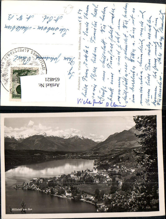 654821,Foto Ak Millstatt am See Totale