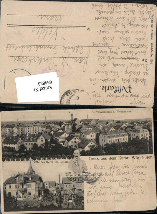 654888, Greetings from Wörishofen, Villa Dr. Scholz