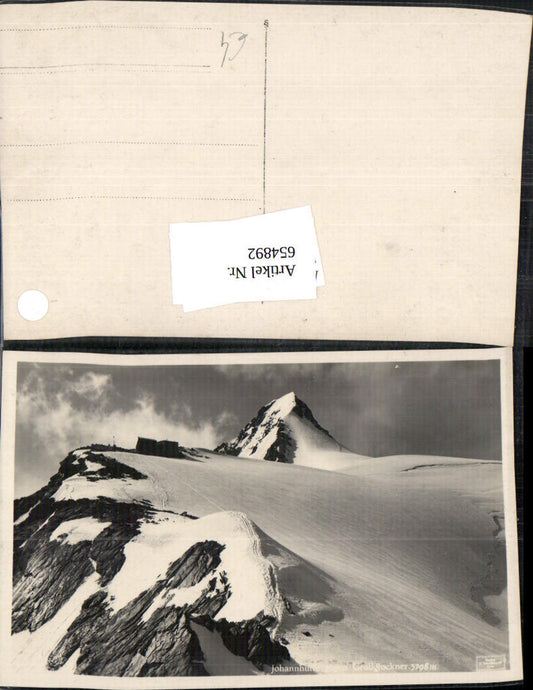 654892,Foto Ak Heiligenblut am Großglockner Johannhütte geg. Großglockner