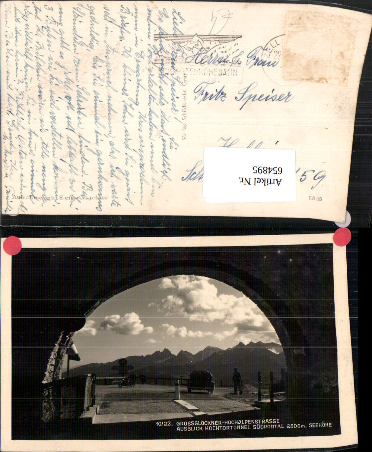 654895,Foto Ak Heiligenblut am Großglockner Hochalpenstrasse Südportal
