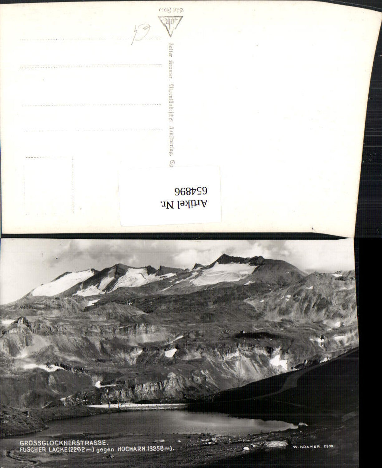 654896,Foto Ak Heiligenblut am Großglockner Fuscher Lacke geg. Hocharn