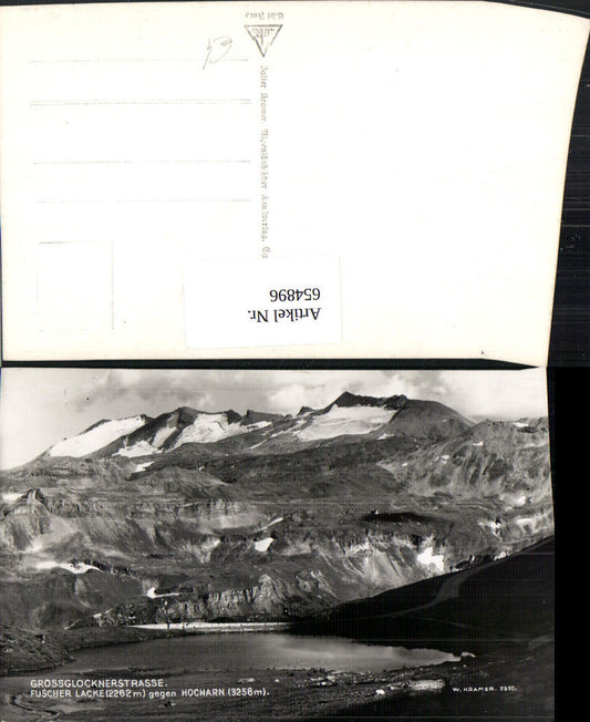 654896,Foto Ak Heiligenblut am Großglockner Fuscher Lacke geg. Hocharn