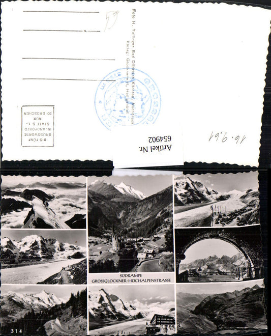 654902,Mehrbild Ak Heiligenblut am Großglockner Hochalpenstrasse Südrampe