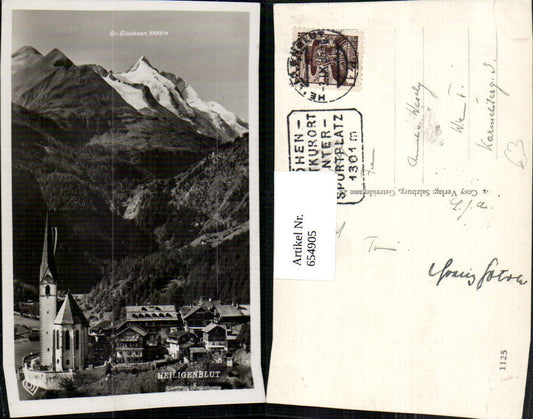 654905,Foto Ak Heiligenblut am Großglockner Ansicht m. Kirche