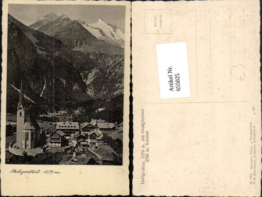 655025,Heiligenblut a. Großglockner Ansicht m. Kirche