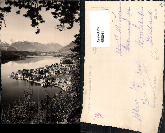 655044,Foto Ak Millstatt a. Millstättersee