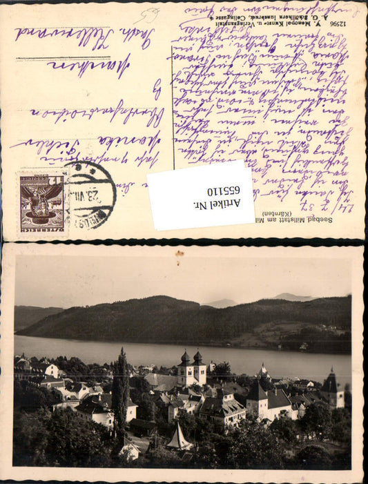 655110,Foto Ak Millstatt a. Millstättersee Millstatt a. See