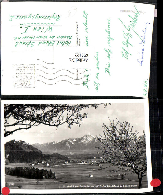 655122,St Andrä a. Ossiachersee Ruine Landskron Karawanken Villach