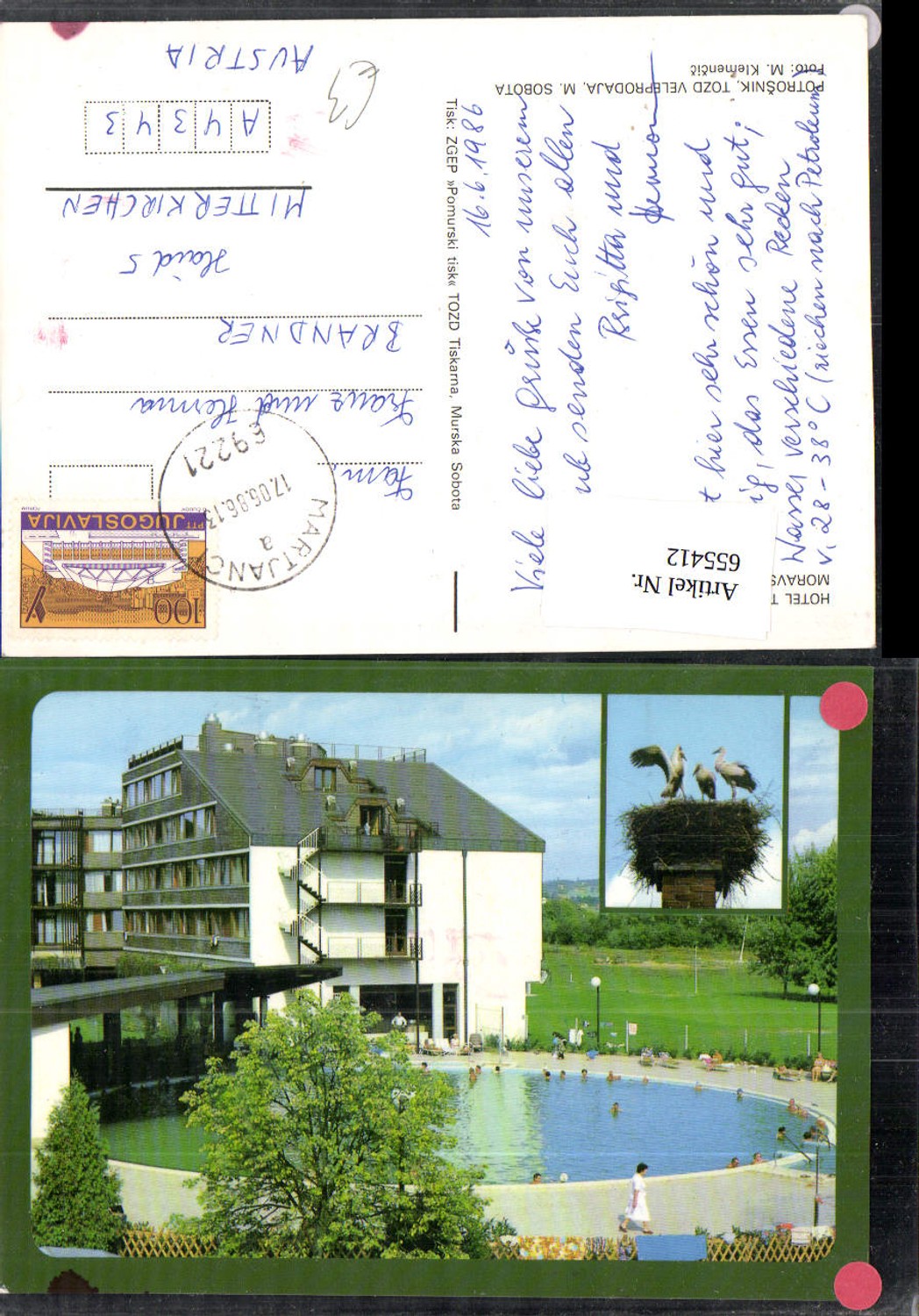 Alte Ansichtskarte – Old Postcard