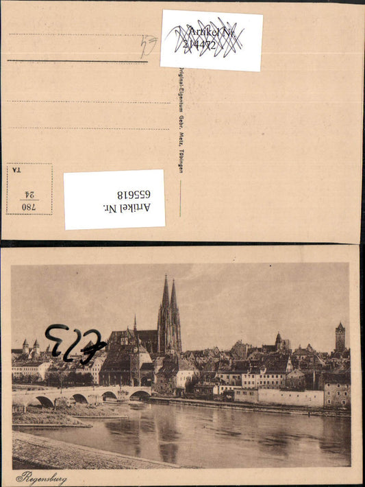 655618,Regensburg Ansicht Dom Brücke