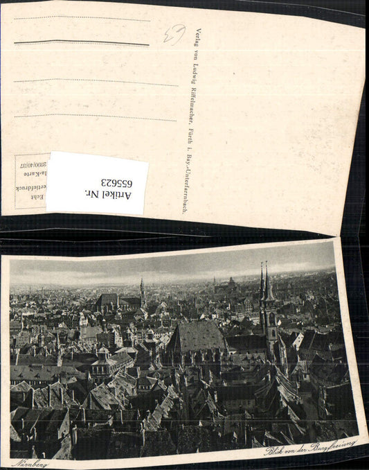 655623,Nürnberg Blick v. d. Burgfreiung