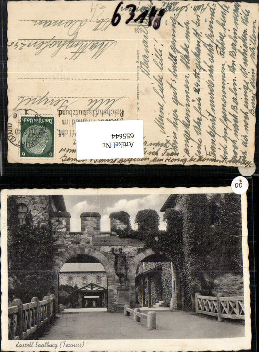 655644,Foto Ak Kastell Saalburg Taunus Bad Homburg vor der Höhe