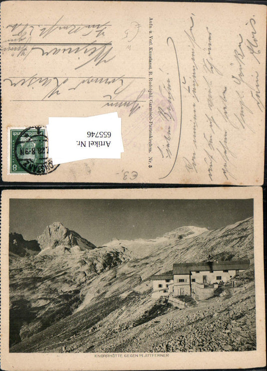 655746,Knorrhütte geg. Plattferner Garmisch-Partenkirchen