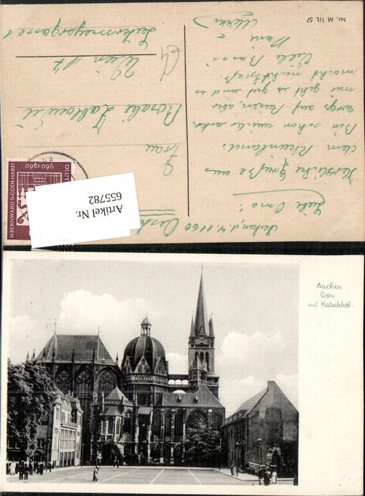 655782,Aachen Dom mit Katschhof