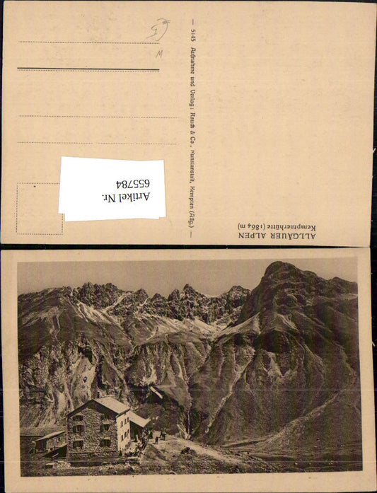 655784,Oberstdorf Allgäuer Alpen Kemptnerhütte
