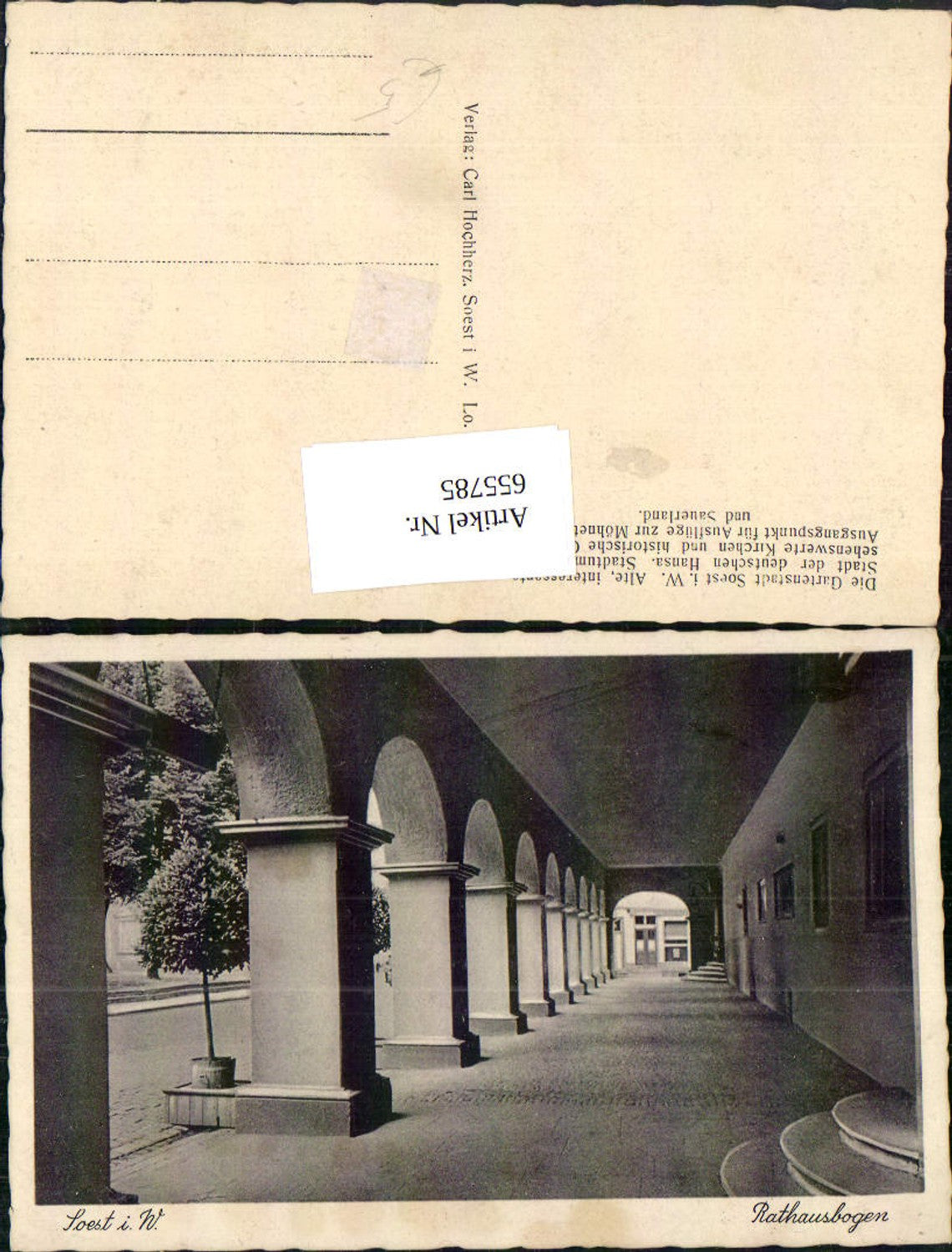 655785,Soest i. Westfalen Rathausbogen