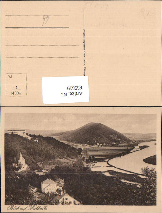 655819,Donaustauf Blick auf Walhalla