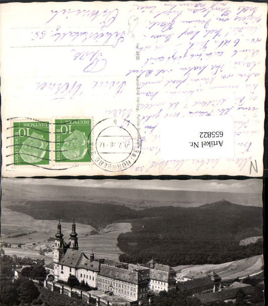 655822,Fliegeraufnahme Bad Staffelstein Schloss Banz