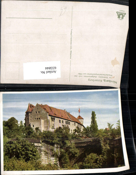 655844,Nürnberg Kaiserburg von Südwesten