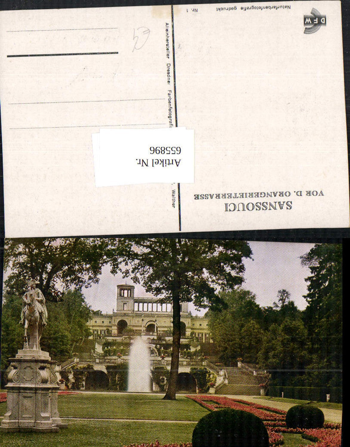 655896,Potsdam Sanssouci von d. Orangerieterrasse