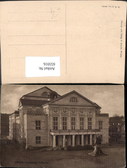 655916,Weimar Grossherzogl. Hoftheater