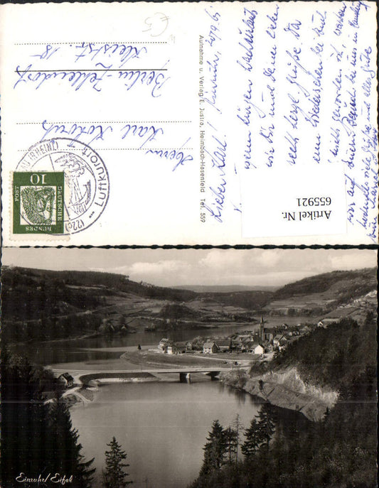 655921,Foto Ak Einruhr Eifel Simmerath
