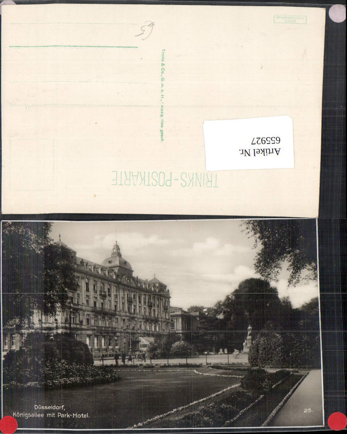 655927,Düsseldorf Königsallee mit Park-Hotel