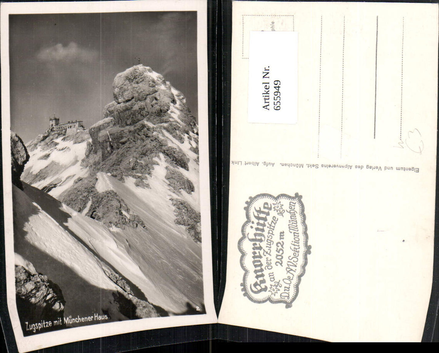 655949,Zugspitze mit Münchener Haus Münchner Haus Garmisch-Partenkirchen