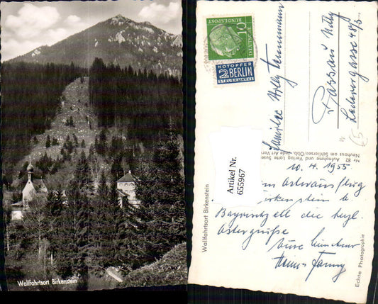 655967,Foto Ak Wallfahrtsort Birkenstein Fischbachau